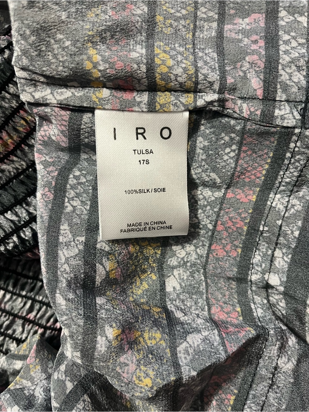 IRO Mini 100% Silk Dress Sz 36 - Picture 7 of 8